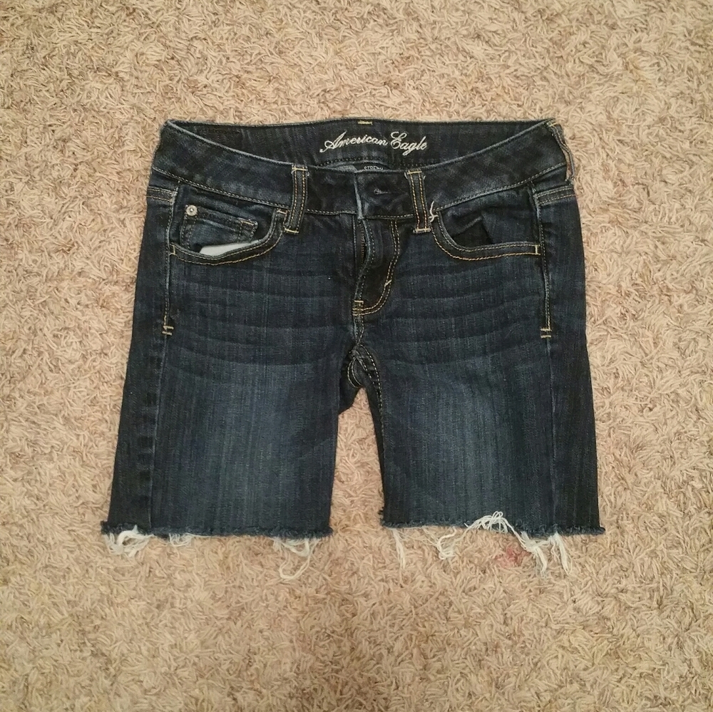 American Eagle dark blue Jean shorts
